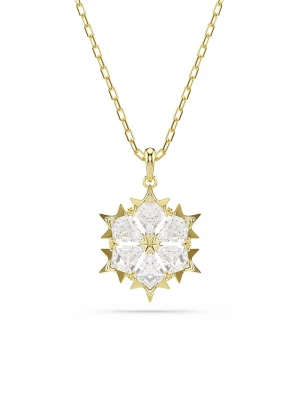 Obrázek produktu Swarovski náhrdelník s přívěskem dámský pozlacený kovový s kubickým zirkonem MAGIC zlatá