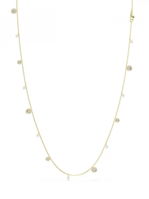 Obrázek produktu Swarovski Náhrdelník UNA zlatá