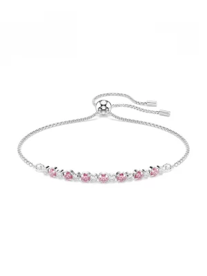 Obrázek produktu Swarovski náramek dámský kovový s kubickým zirkonem MATRIX růžová