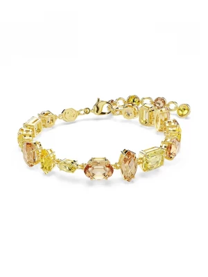 Obrázek produktu Swarovski náramek dámský pozlacený kov Swarovski krystal GEMA žlutá