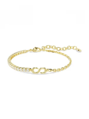 Obrázek produktu Swarovski náramek dámský pozlacený kovový s kubickým zirkonem MATRIX zlatá