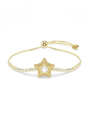 Obrázek produktu Swarovski náramek dámský pozlacený kovový s kubickým zirkonem SUBLIMA zlatá