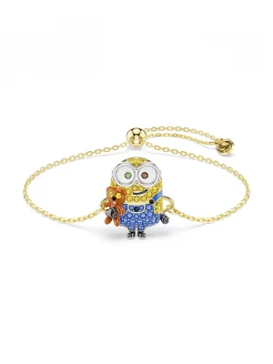Obrázek produktu Swarovski náramek dámský z pozlaceného kovu se krystalem MINIONS zlatá