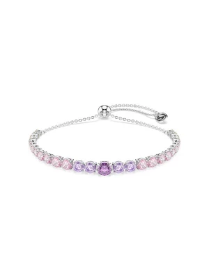 Obrázek produktu Swarovski Náramek fialová / šeříková / růžová / stříbrná