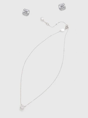 Obrázek produktu Swarovski Náušnice a náhrdelník stříbrná