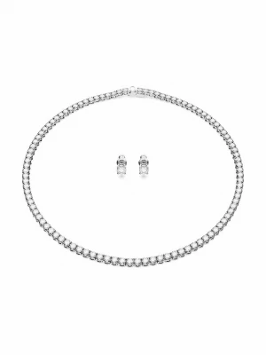 Obrázek produktu Swarovski Náušnice a náhrdelník Swarovski 5647730 RE MATRIX stříbrná