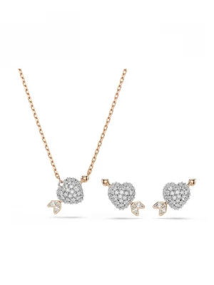 Obrázek produktu Swarovski Náušnice a náhrdelník Swarovski IDYLLIA zlatá