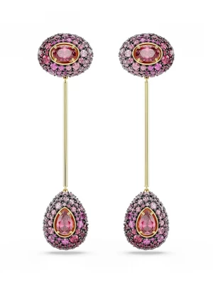 Obrázek produktu Swarovski náušnice dámské pozlacené kubický zirkon SUBLIMA růžová