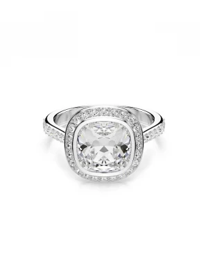 Obrázek produktu Swarovski prstýnek dámský kovový se Swarovski krystalem UNA stříbrná