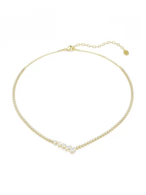 Obrázek produktu Swarovski řetízek dámský kovový s kubickým zirkonem MESMERA zlatá