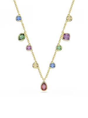 Obrázek produktu Swarovski řetízek dámský pozlacený kovový s kubickým zirkonem IMBER zlatá