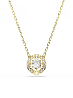 Obrázek produktu Swarovski řetízek dámský pozlacený kovový s kubickým zirkonem UNA zlatá