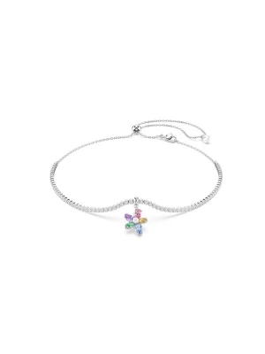 Obrázek produktu Swarovski Řetízek modrá / oranžová / růžová / stříbrná