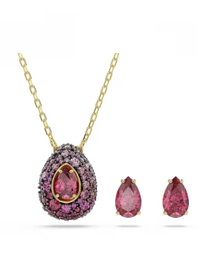 Obrázek produktu Swarovski sada šperků dámská pozlacená kubický zirkon SUBLIMA 3-pack růžová