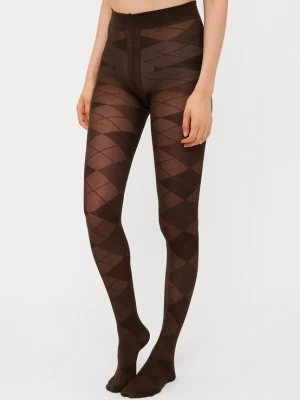 Obrázek produktu Swedish Stockings Jemné punčocháče 'Rebecka' tmavě hnědá