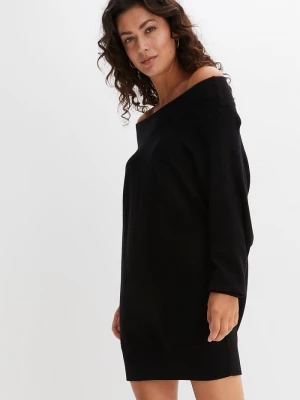 Obrázek produktu Sweter off-shoulder BonPrix czarny