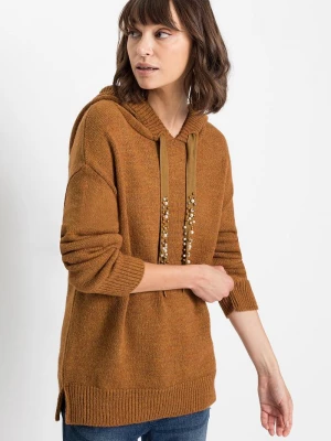 Obrázek produktu Sweter oversize BonPrix brązowy