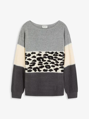 Obrázek produktu Sweter oversize BonPrix szary