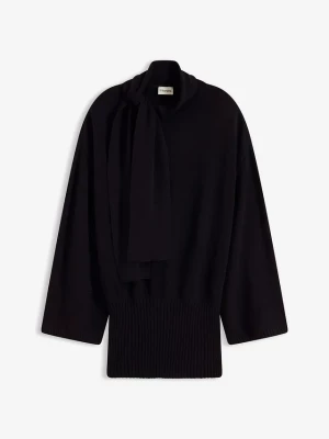 Obrázek produktu Sweter oversize z miękkiej mieszanki wiskozy BonPrix czarny