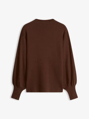 Obrázek produktu Sweter oversize z mieszanki wiskozy BonPrix brązowy