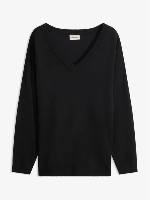 Obrázek produktu Sweter oversize z mieszanki wiskozy BonPrix czarny