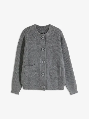 Obrázek produktu Sweter rozpinany oversize BonPrix szary