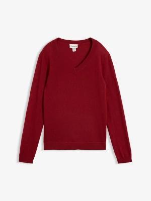 Obrázek produktu Sweter z miękkiej mieszanki kaszmiru Good Cashmere Standard® BonPrix czerwony