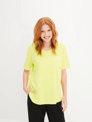 Obrázek produktu Szeroki T-shirt z bawełny organicznej BonPrix zielony