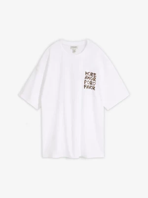 Obrázek produktu T-shirt oversize z czystej bawełny organicznej BonPrix biały