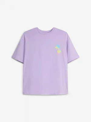 Obrázek produktu T-shirt oversize z czystej bawełny organicznej BonPrix fioletowy