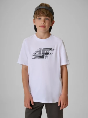 Obrázek produktu 4F T-shirt regular s potiskem chlapecký - bílý