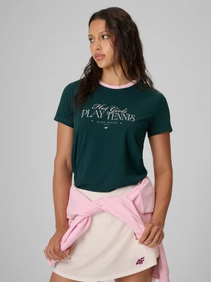 Obrázek produktu 4F T-shirt regular s potiskem dámský - zelený