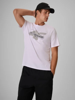 Obrázek produktu 4F T-shirt regular s potiskem pánský - bílý