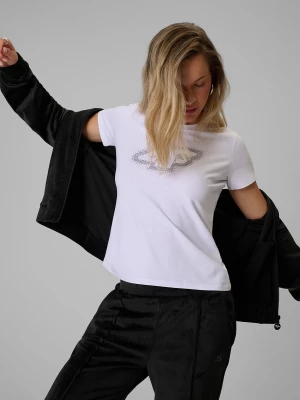 Obrázek produktu 4F T-shirt slim s potiskem dámský - bílý