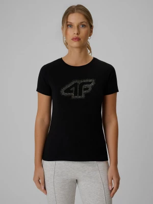 Obrázek produktu 4F T-shirt slim s potiskem dámský - černý