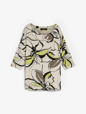 Obrázek produktu T-shirt w kwiaty BonPrix beżowy