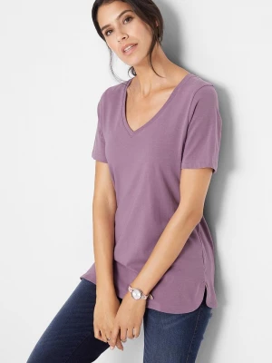 Obrázek produktu T-shirt z bawełną organiczną BonPrix fioletowy