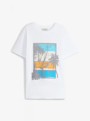 Obrázek produktu T-shirt z bawełny organicznej BonPrix biały