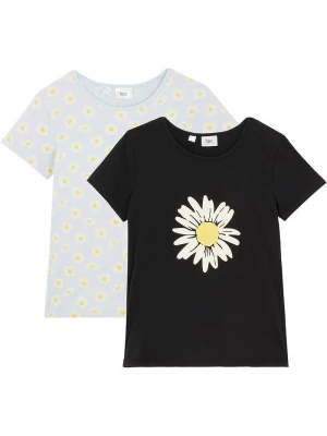 Obrázek produktu T-shirt z czystej bawełny (2 szt.) BonPrix niebieski
