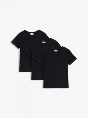 Obrázek produktu T-shirt z czystej bawełny organicznej (3 szt.) BonPrix czarny