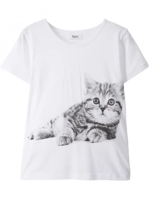 Obrázek produktu T-shirt z czystej bawełny organicznej BonPrix biały