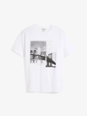Obrázek produktu T-shirt z czystej bawełny organicznej BonPrix biały