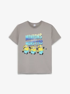 Obrázek produktu T-shirt z czystej bawełny z motywem Minionka BonPrix szary