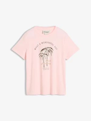 Obrázek produktu T-shirt z elastycznej mieszanki wiskozy BonPrix różowy