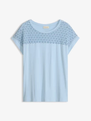 Obrázek produktu T-shirt z miękkiej mieszanki wiskozy BonPrix niebieski