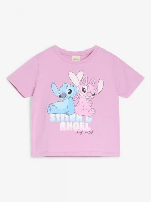 Obrázek produktu T-shirt z motywem Disney'a Stitch & Angel BonPrix fioletowy
