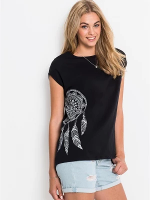 Obrázek produktu T-shirt z nadrukiem BonPrix czarny