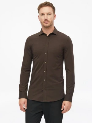 Obrázek produktu Tailored Fit: košile s límcem Kent s.Oliver hnědá