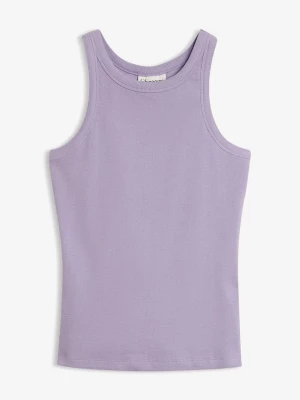 Obrázek produktu Tank top w prążek BonPrix fioletowy