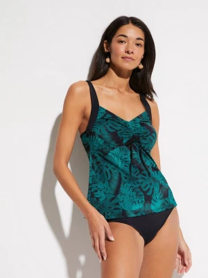 Obrázek produktu Tankini (2 części) z marszczeniem BonPrix czarny